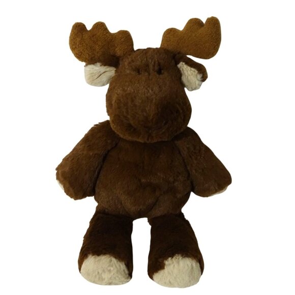 Mary Meyer Brown Plush Moose Stuffed Animal Toy 10.5" Machine Washable - Picture 1 of 9